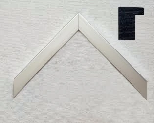Moldura M132 ENCAJONADA PLATEADA