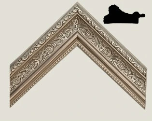 Moldura M139 PLATEADO CHAMPAGNE