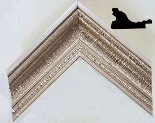 Moldura M144 PLATEADO CHAMPAGNE