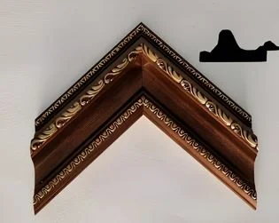 Moldura M163 COBRE CON DORADO