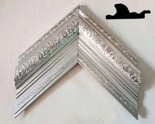 Moldura M168 PLATEADO